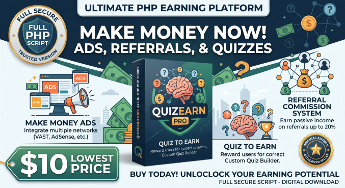 ULTIMATE EARN PHP PLATFORM